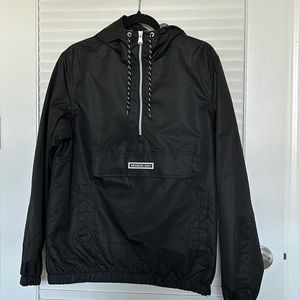 EUC Members Only Sport Size Small S Half zip hooded pull over pockets jacket